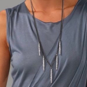 Cc Skye Pave Spear Long Necklace #C1302P